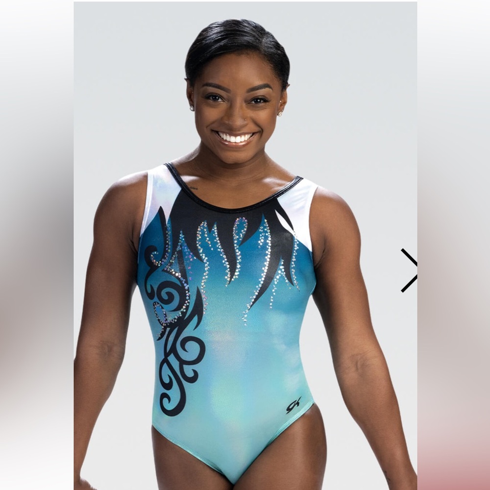 Dreamlight By GK Glitter Cove Tank Leotard, sz AXS